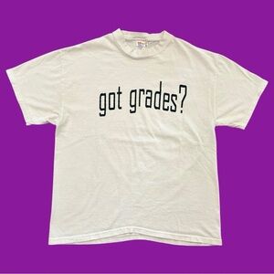 90s Hanes “Got Grades?” Tee